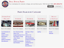 Tablet Screenshot of bellbuickparts.com